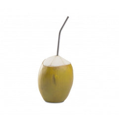 Drinks glas - kokosnød med låg, 250 ml