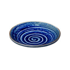 Arabori tallerken - dark blue. Ø13 cm