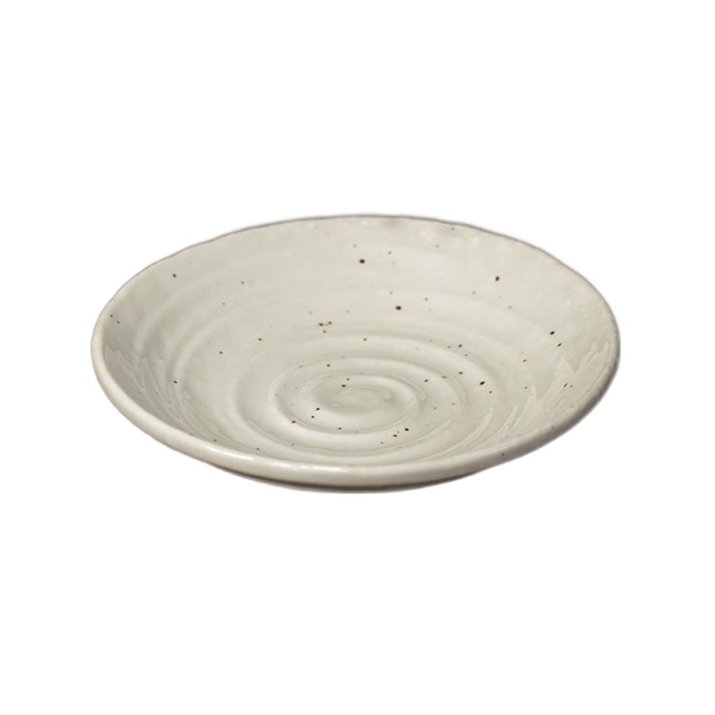 Arabori tallerken - white kohiki. Ø 13 cm