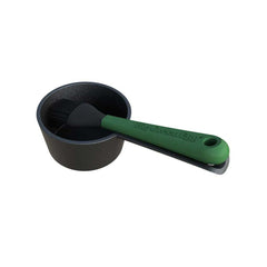 Big Green Egg Cast Iron Sauce Pot med Basting Brush