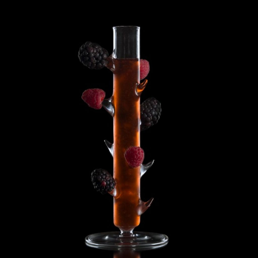 Brombær stilk - shot glas, 50 ml, 2 stk.