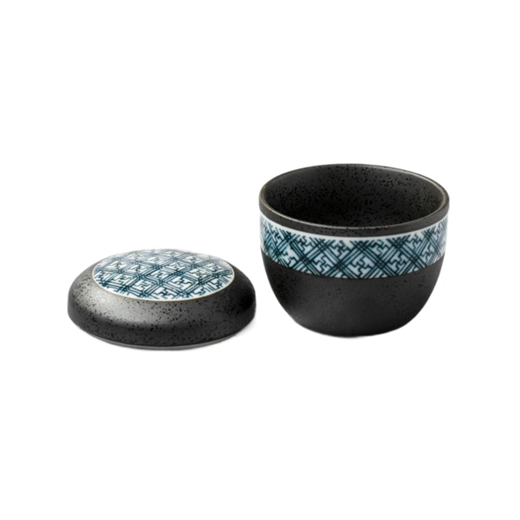 Chawanmushi skål - Black crystal. Ø7 cm