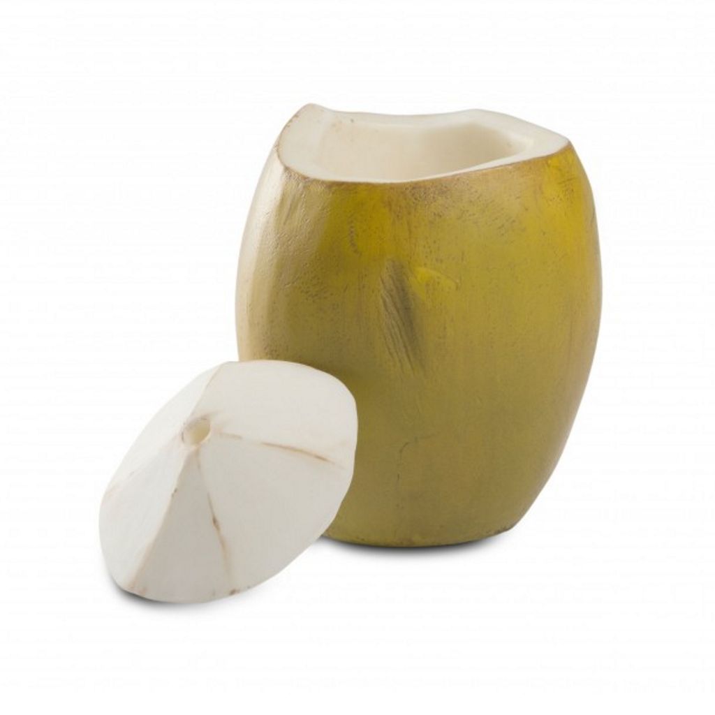 Drinks glas - kokosnød med låg, 250 ml
