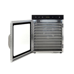 Drycook dehydrator til 10 bakker med dobbelt temperatur