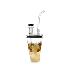 Cocktail glas udformet som en vandpibe - 1 stk.