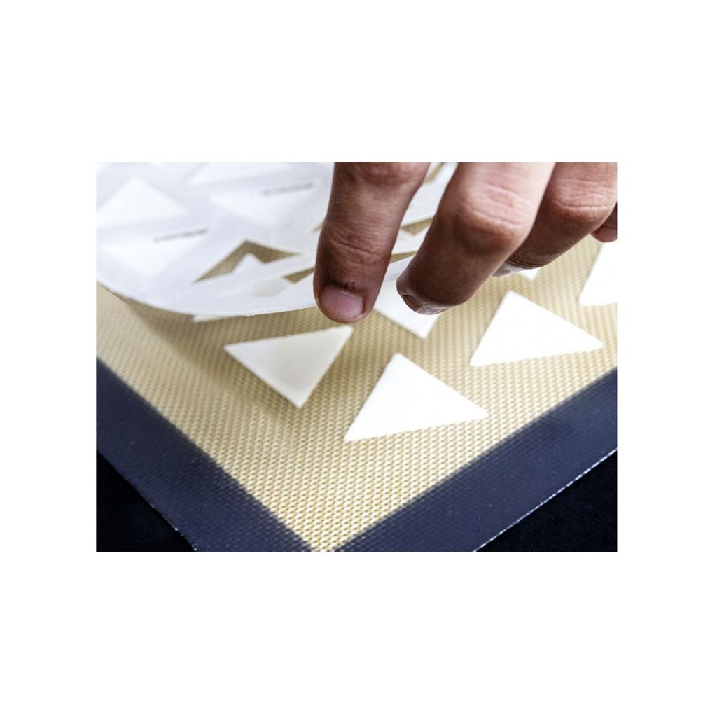 4 forskellige geometrik forme til f.eks. tuiles
