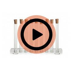 Deli - holder til 9 reagensglas, 1 stk.